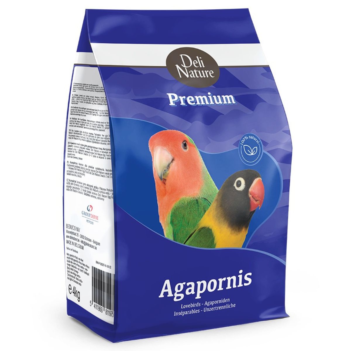 lembelindude seemnesegu Deli Nature Lovebirds Premium