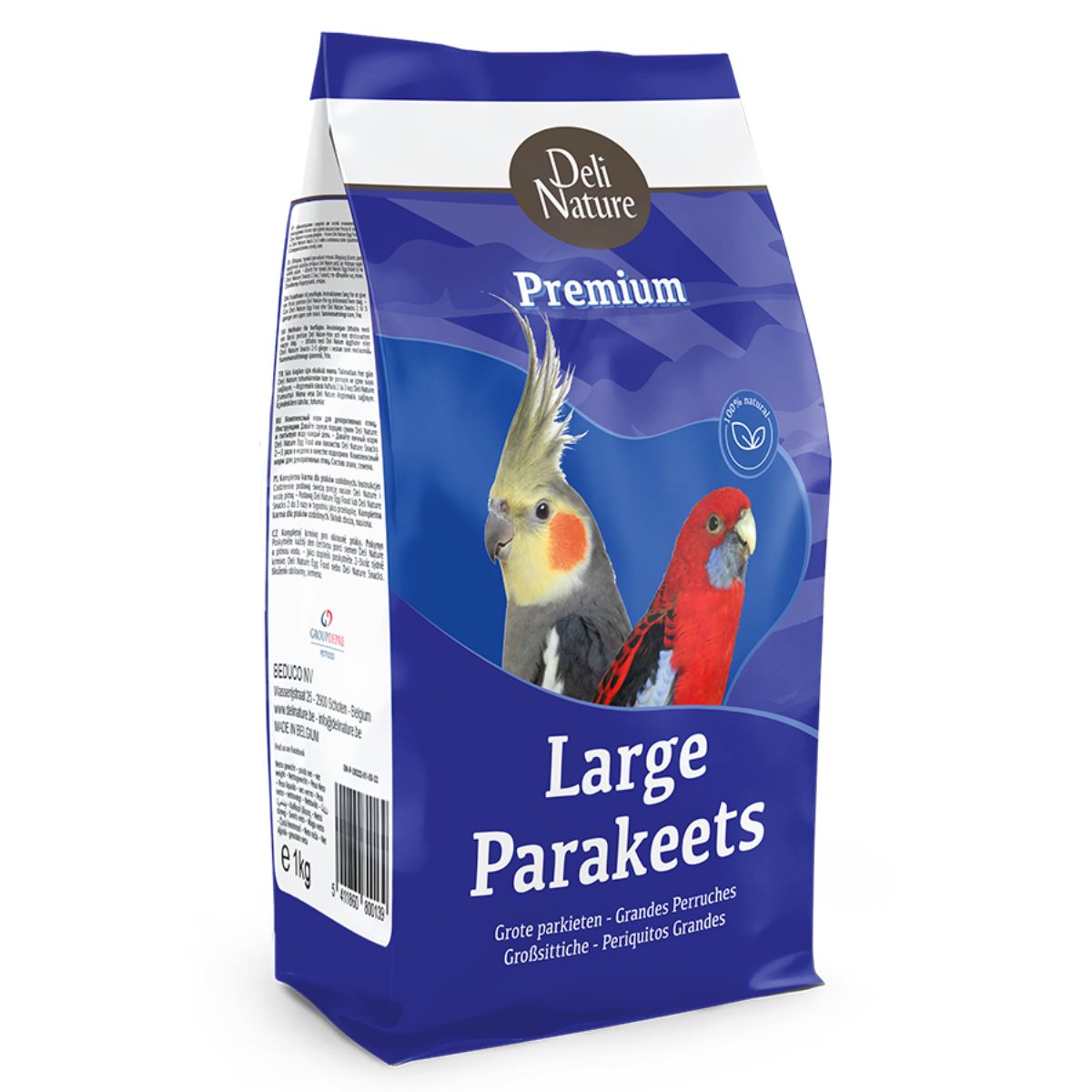 Seemnesegu nümfkakaduudele Deli Nature Large Parakeets