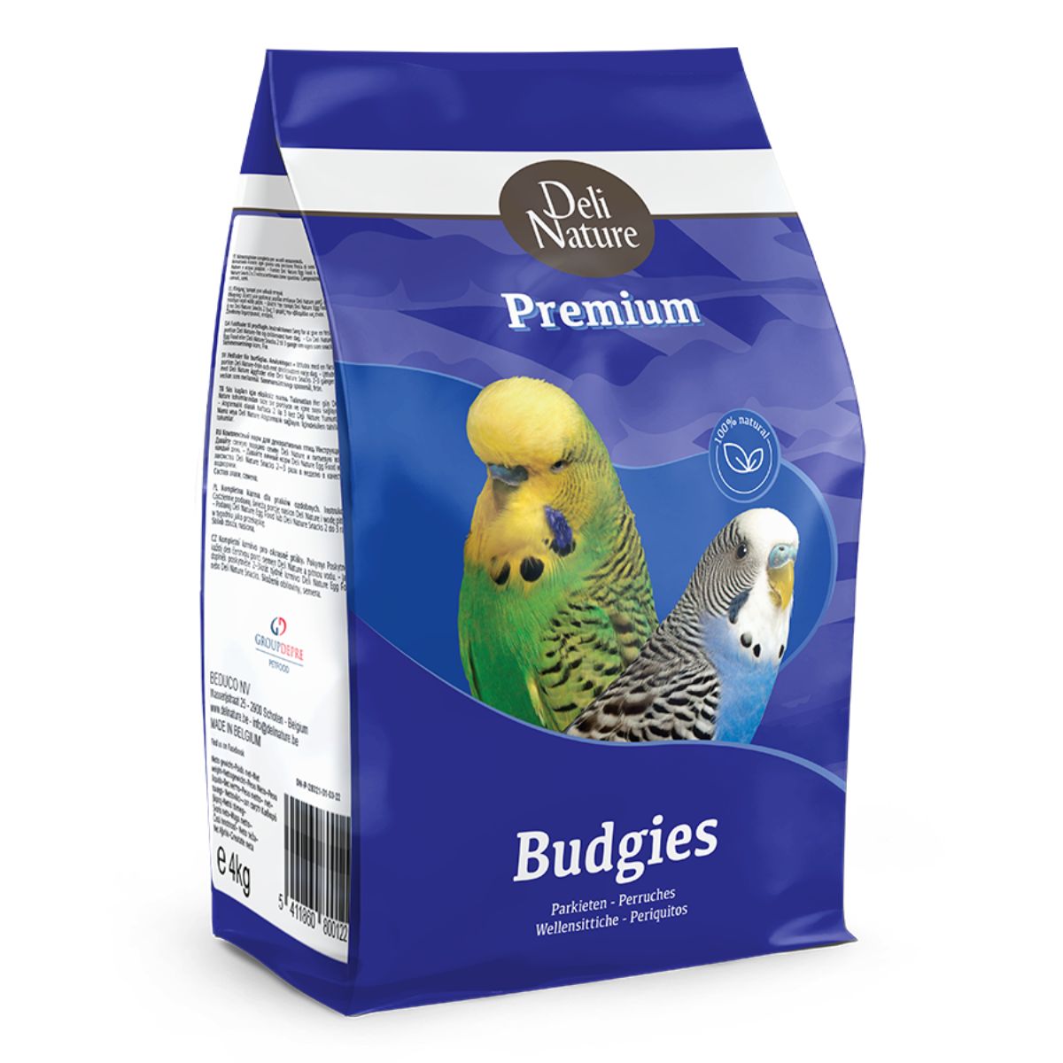 Seemnesegu viirpapagoidele Deli Nature Budgies Premium