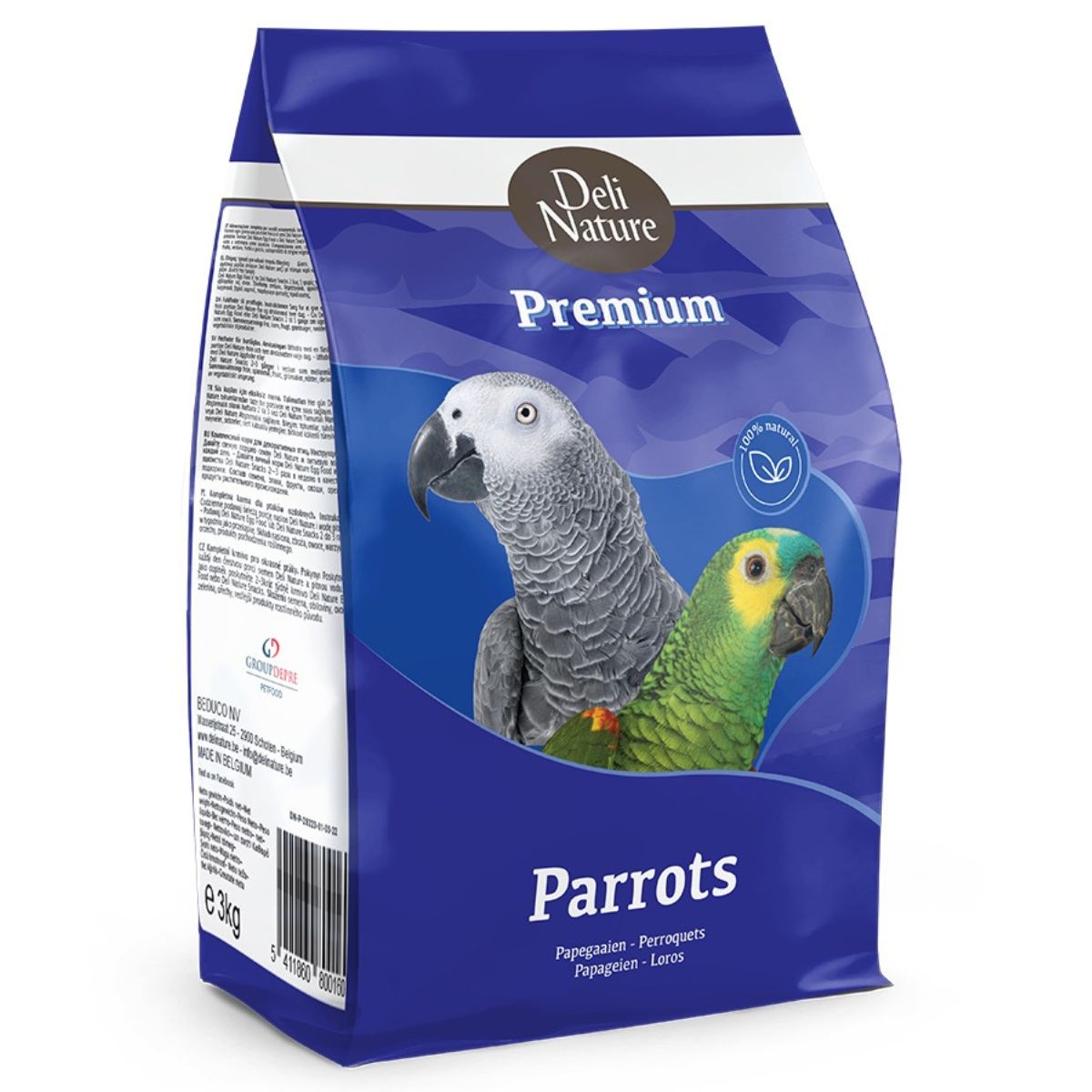 suurpapagoide seemnesegu Deli Nature Parrots Premium