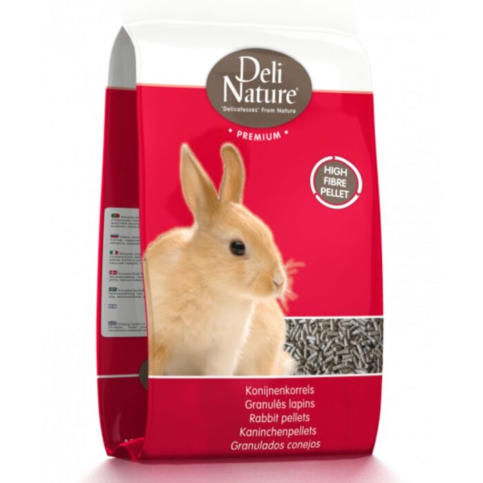 Graanultoit kääbusküülikutele Deli Nature Rabbit Pellets Premium