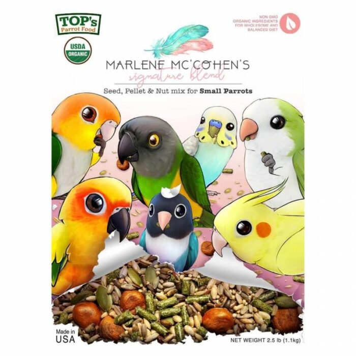 graanultoidusegu TOP´s Marlene Mc´Cohen väikestele papagoidele