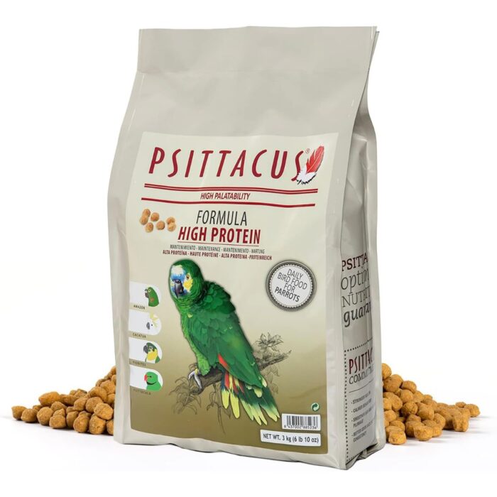 Graanultoit papagoidele Psittakus High Protein 3 kg