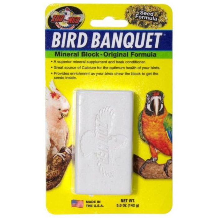 Mineraalkivi Zoo Med Bird Banquet Block Original Large