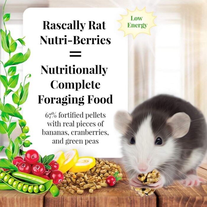 Graanulipallid rottidele Rascally Rat Nutri-Berries