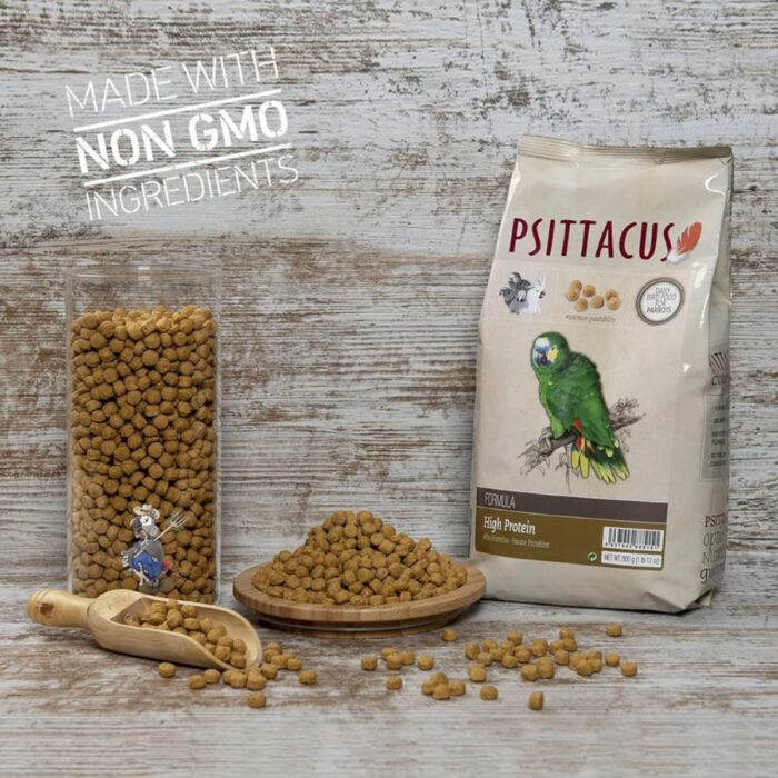 graanultoit papagoidele psittacus high protein 800 g