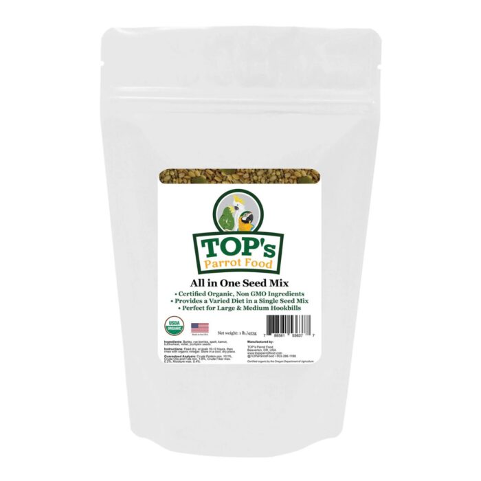 Seemned TOP's Organic All-in-One Seed Mix M/L Parrots