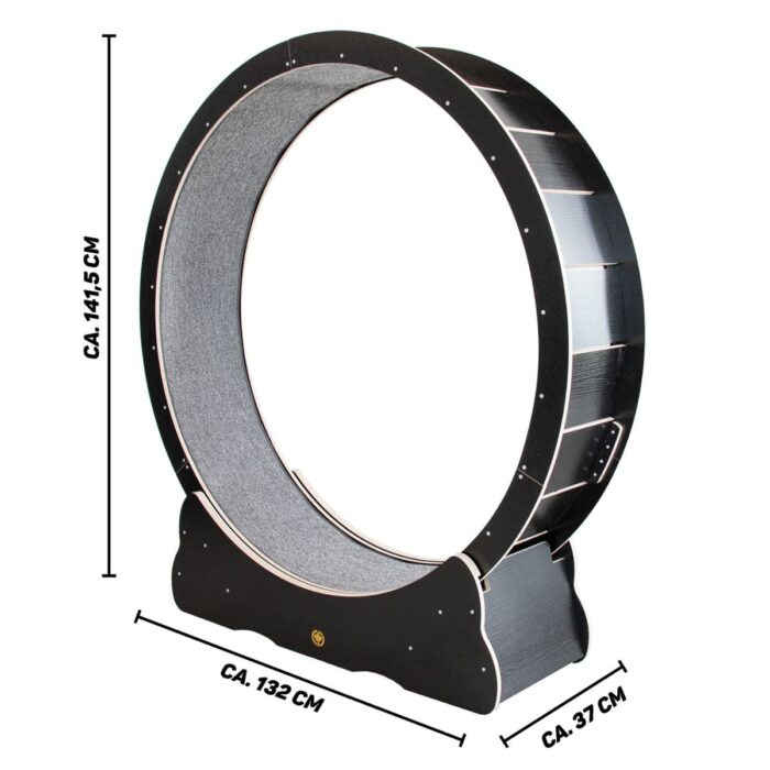 Kassi jooksuratas Black XL Ø 120 cm
