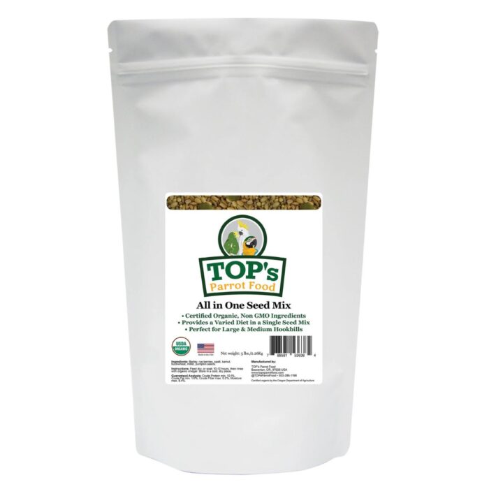 Seemned TOP’s Organic All-in-One Seed Mix Parrots