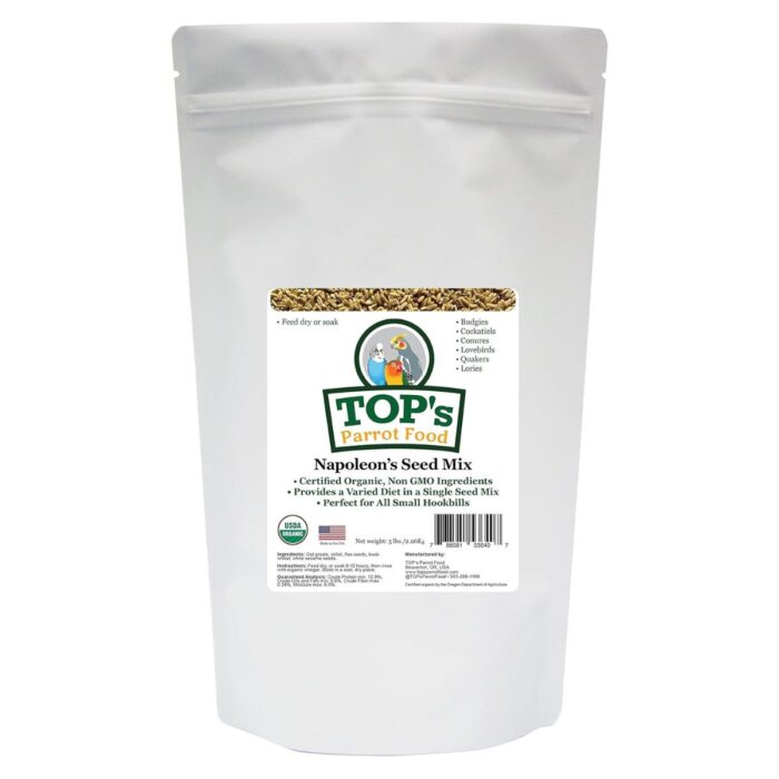 Seemned TOP’s Parrot Napoleon Seed Mix Small Parrots