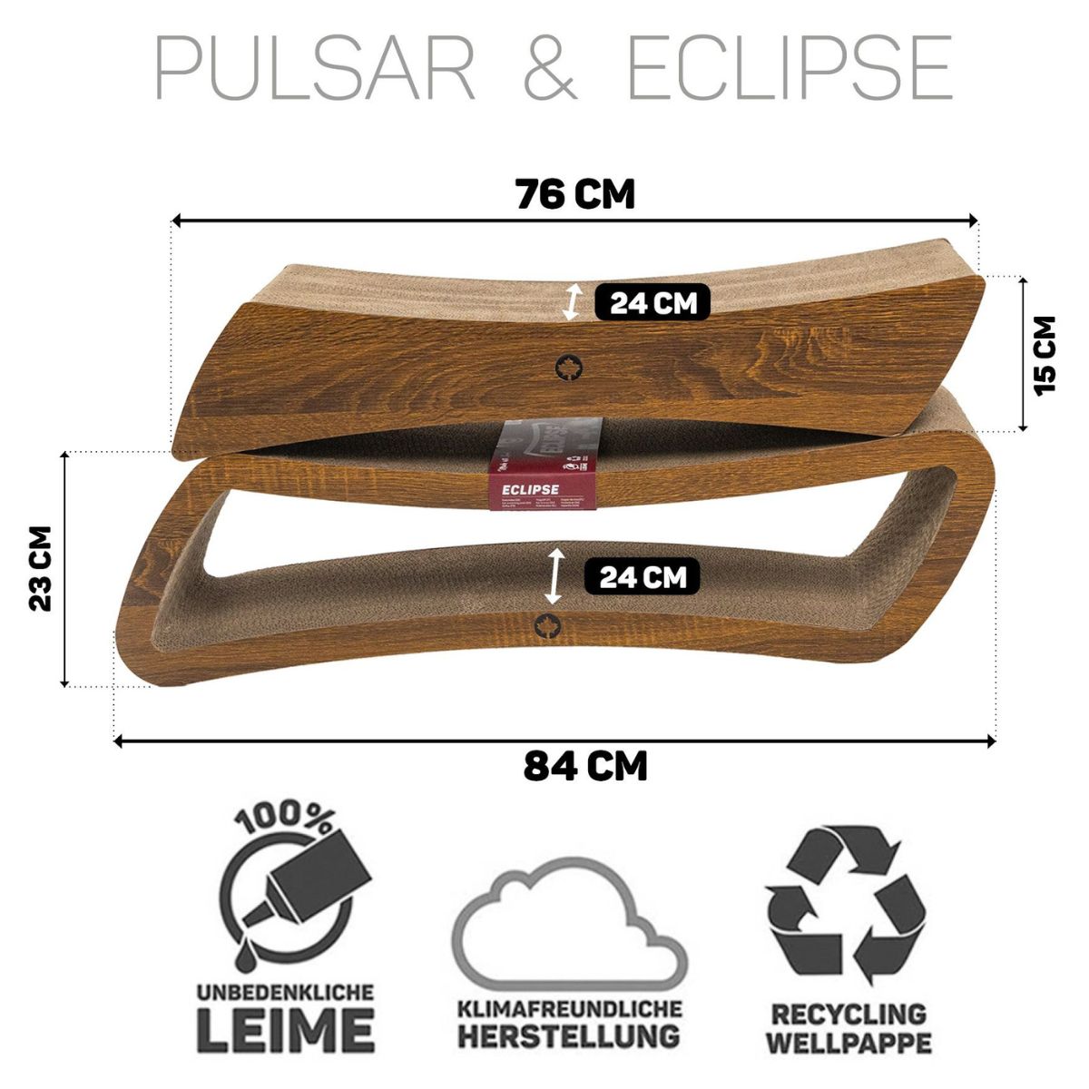 Canadian Cat Eclipse + Pulsar Walnut kassi kraapimisalused - Image 3