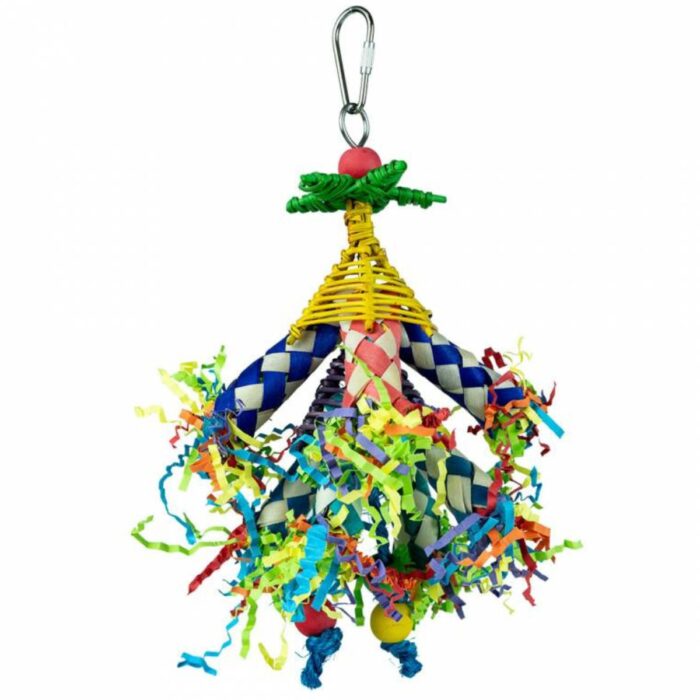 papagoi mänguasi crinkle paper rocket