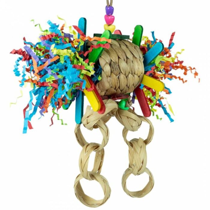 papagoi mänguasi woven fun barrel