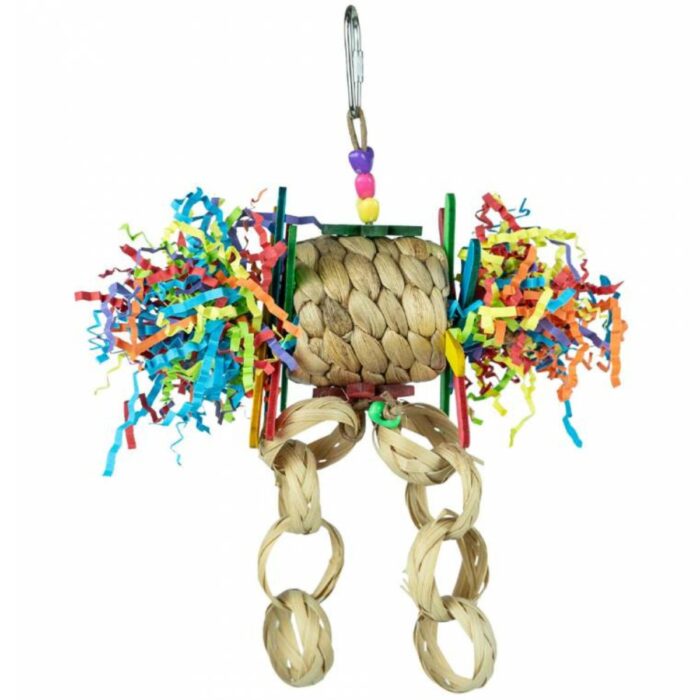 papagoi mänguasi woven fun barrel