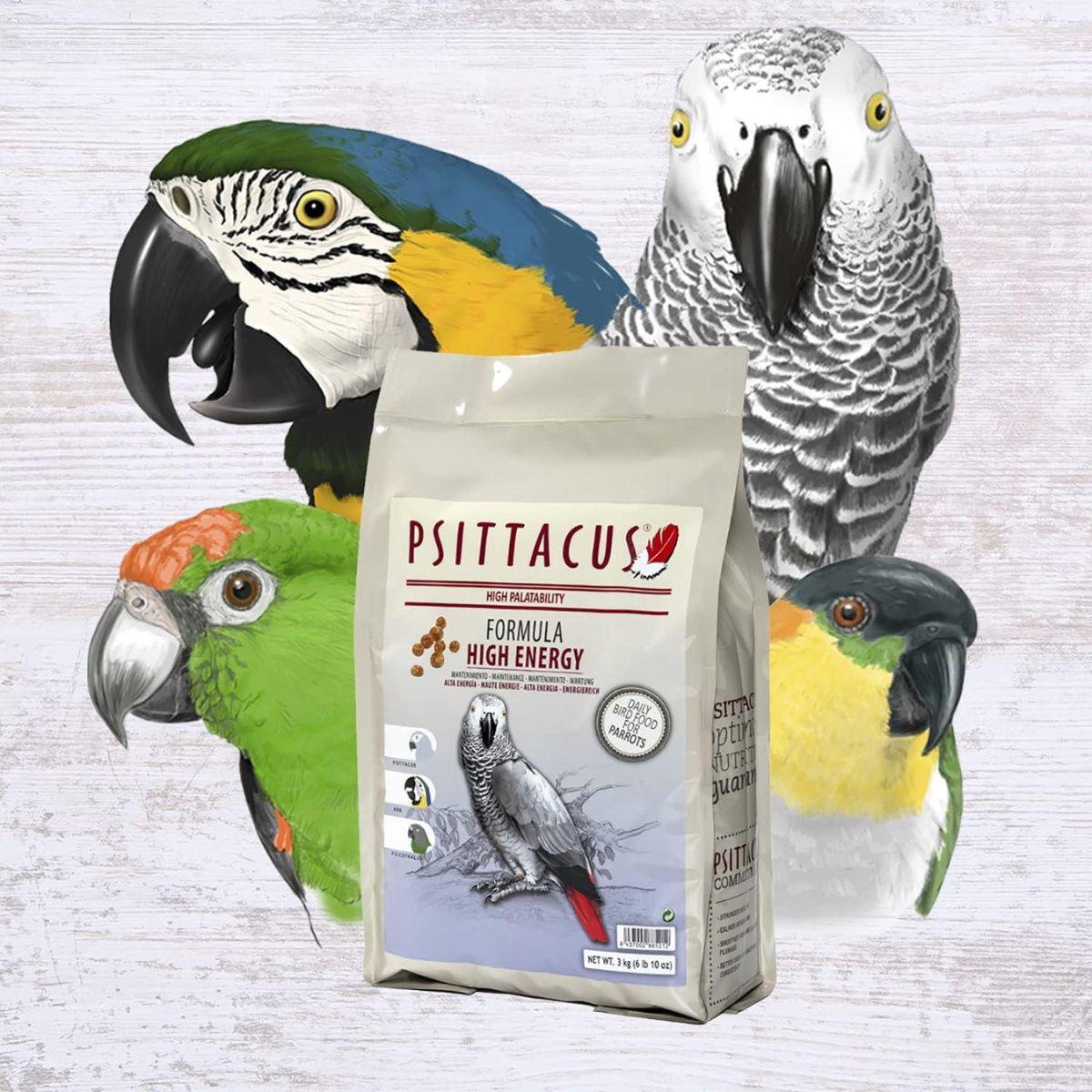 Graanultoit Psittacus High Energy 12 kg - Image 2