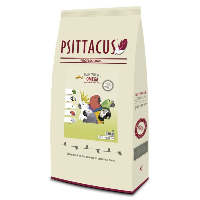 Graanultoit Psittacus Omega 12 kg
