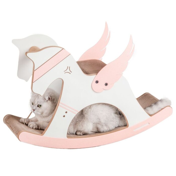 kassi kraapimisalus mängualus Pink Unicorn