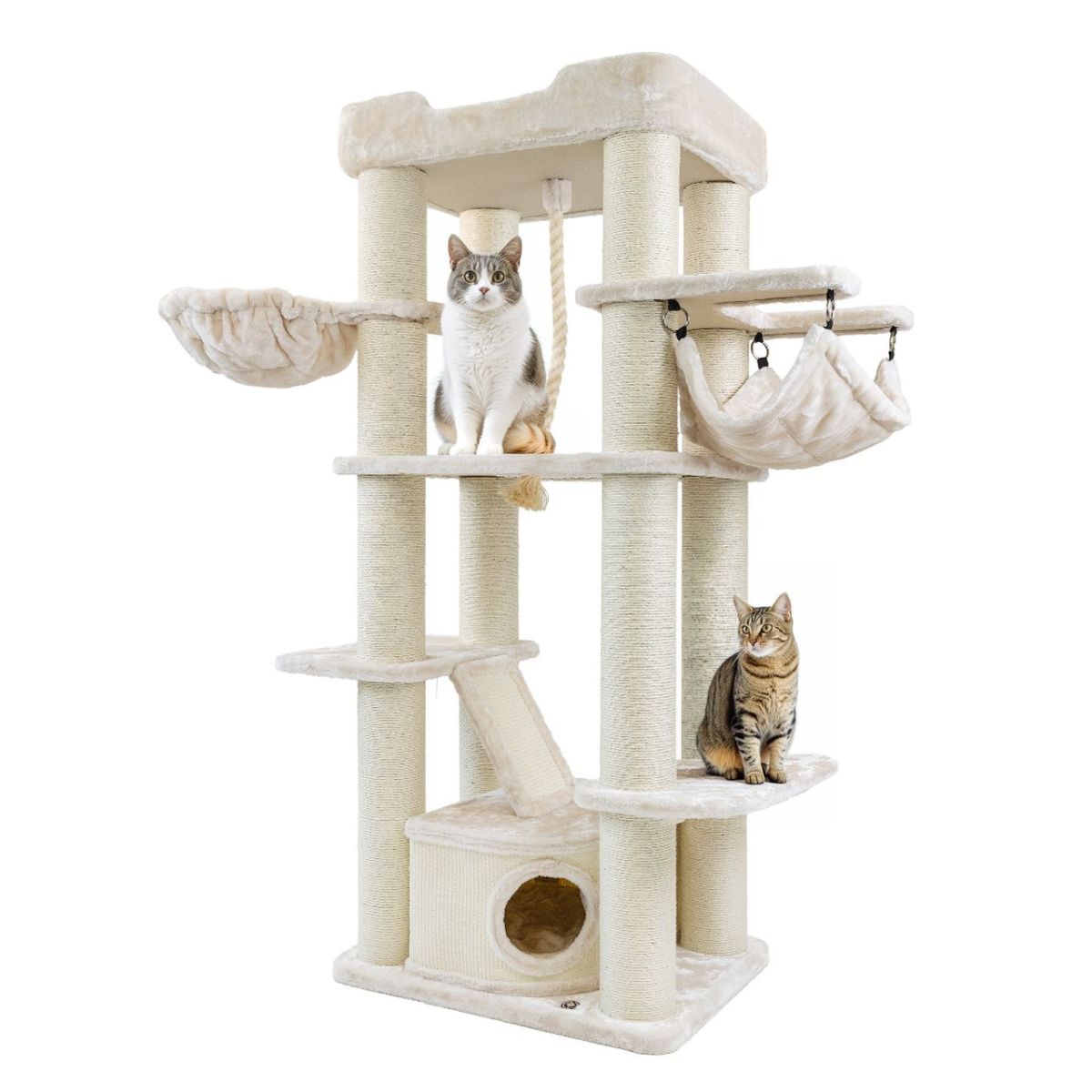 Suur kassi kraapimispuu Canadian Cat Aspen Beige 180 cm - Image 10