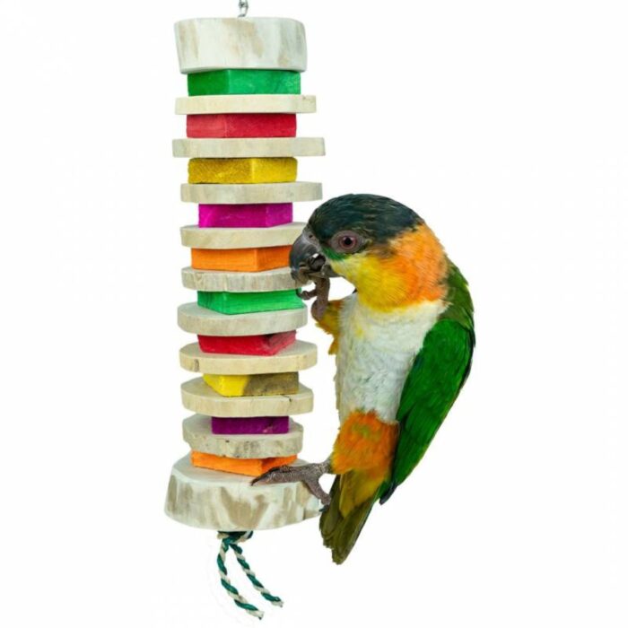 papagoi mänguasi java disc tower large